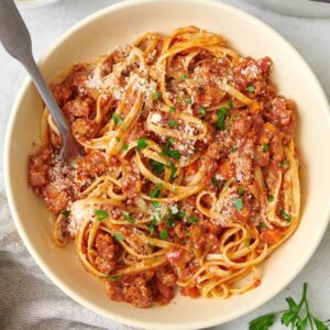 Italian Pasta Bolognese