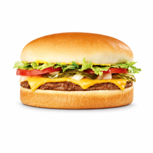 Classic Whataburger with Cheese (all veggies & sauces on the side)
